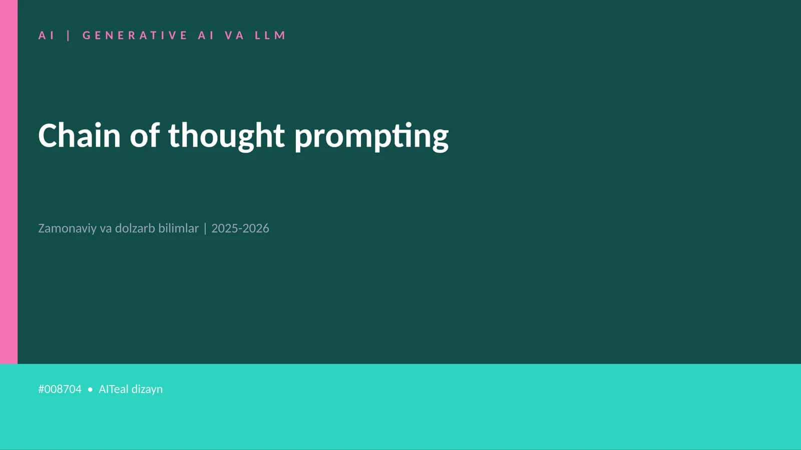 GENERATIVE AI VA LLM