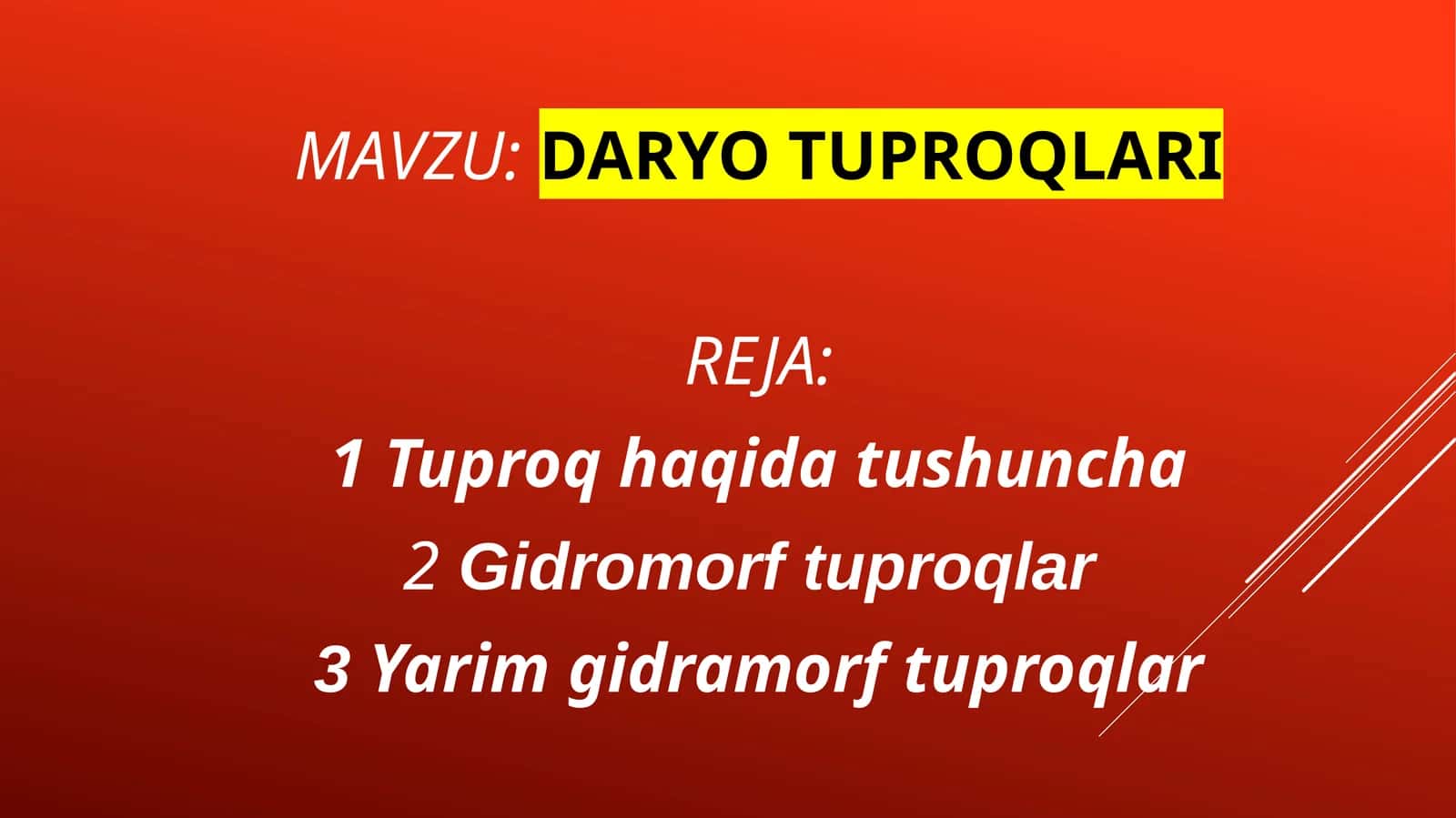 DARYO TUPROQLARI