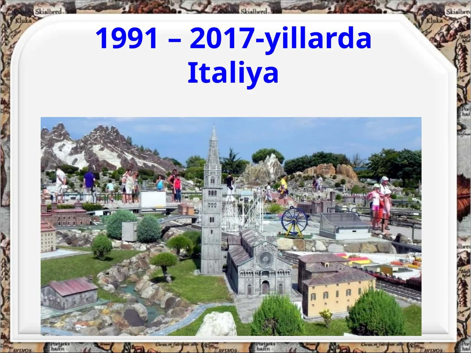 1991 – 2017-yillarda Italiya