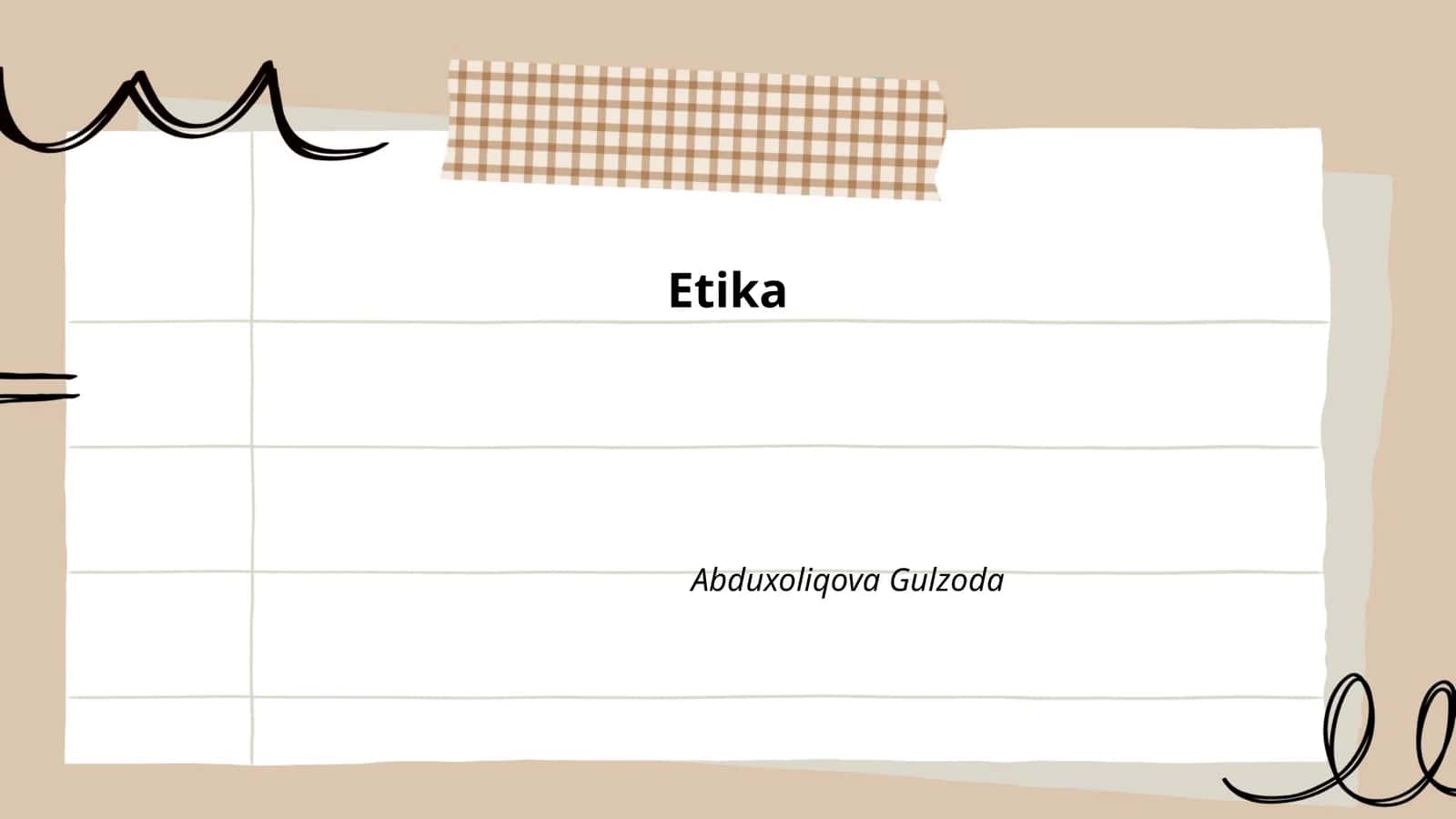 Etika