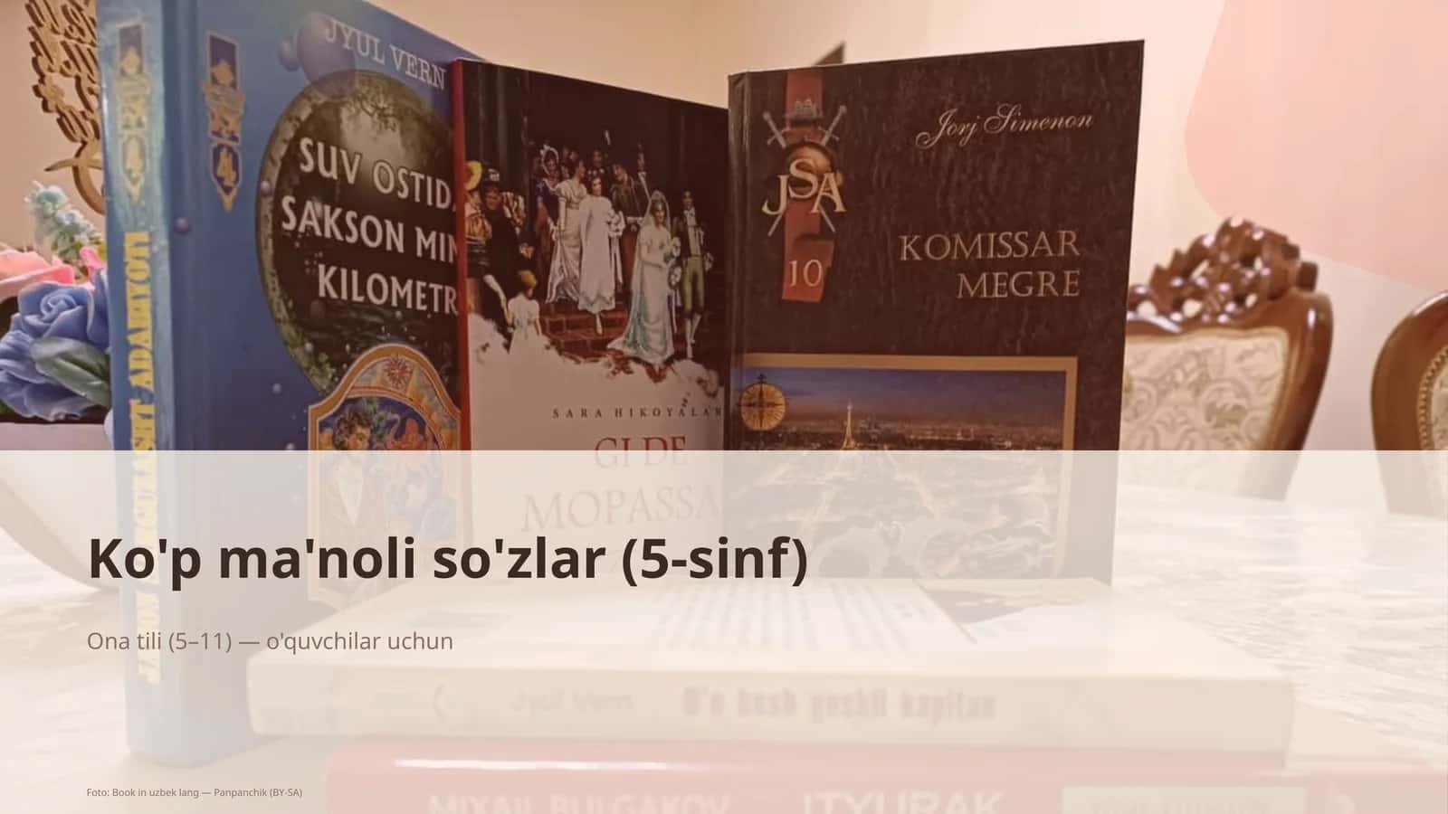 Ko'p ma'noli so'zlar (5-sinf)