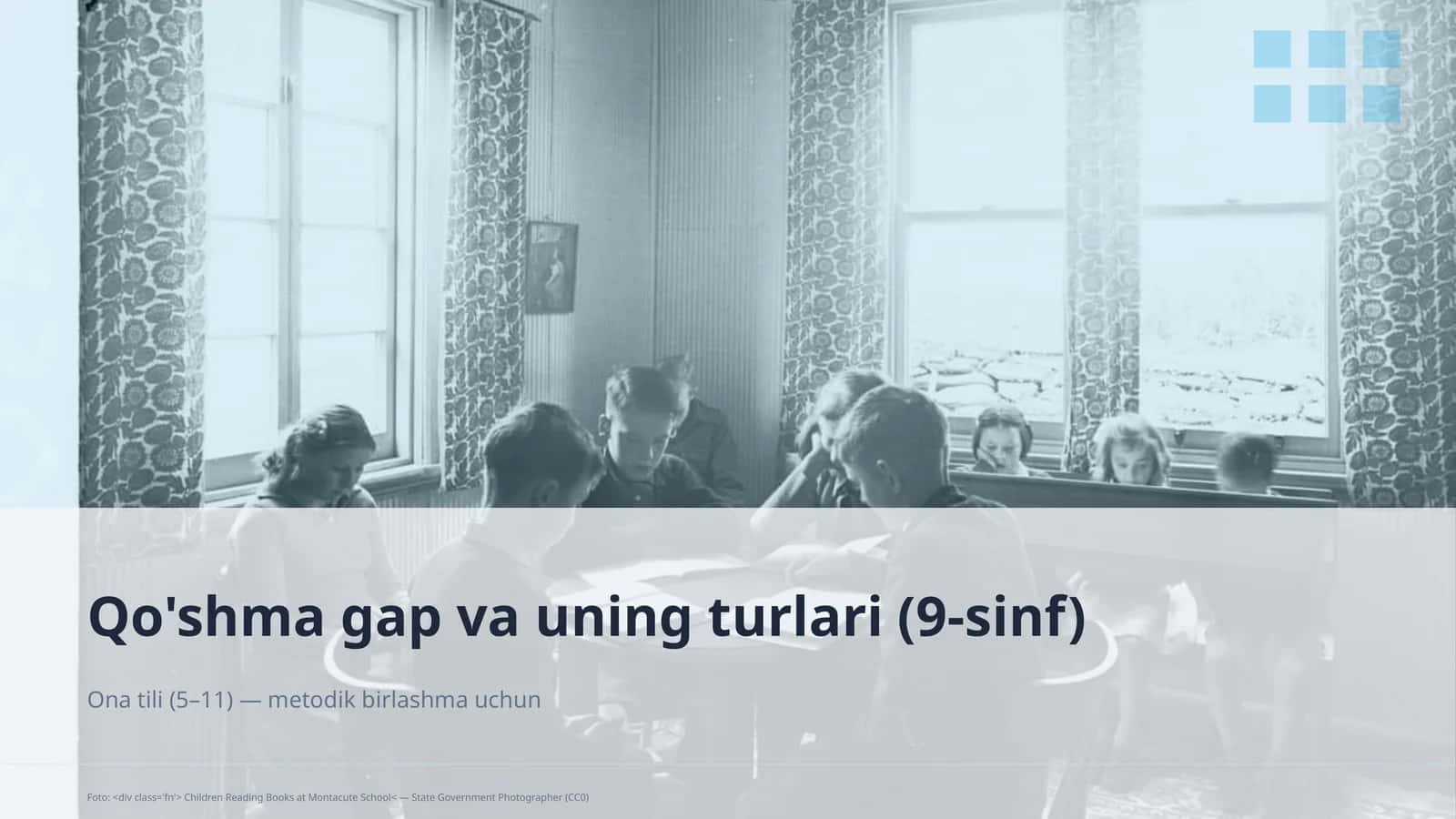 Qo'shma gap va uning turlari (9-sinf)
