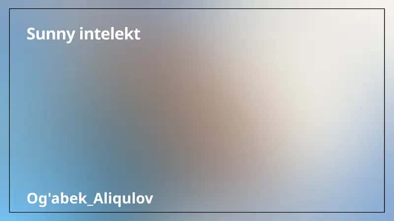 Sunny intelekt