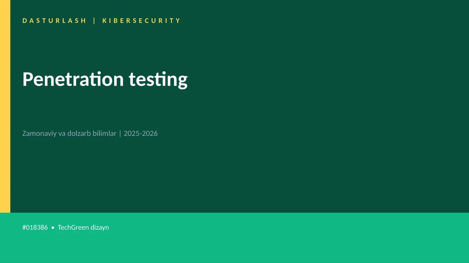 Penetration testing