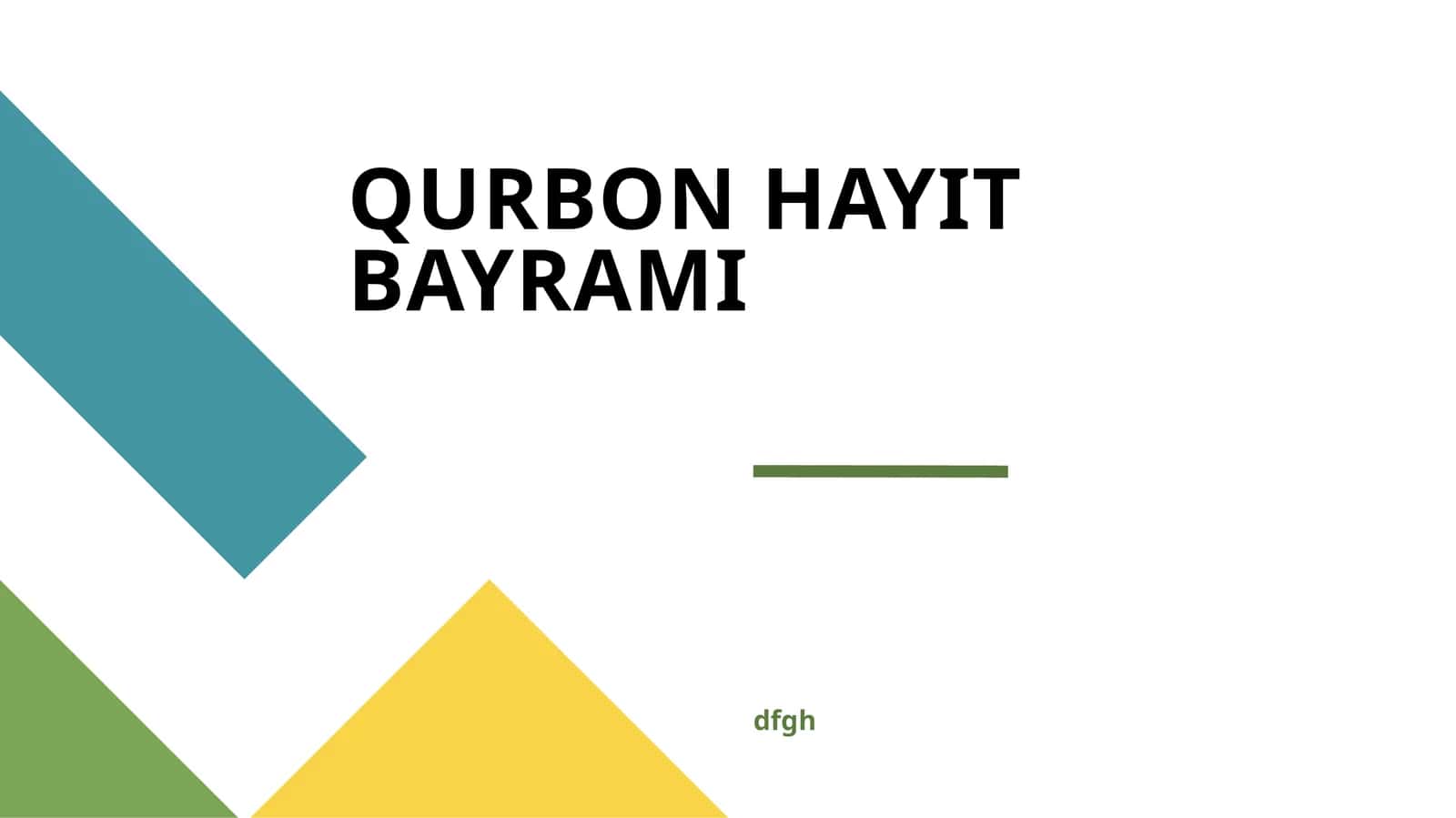 Qurbon Hayit Bayrami