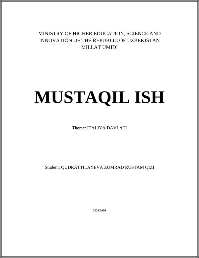History of the Italian State