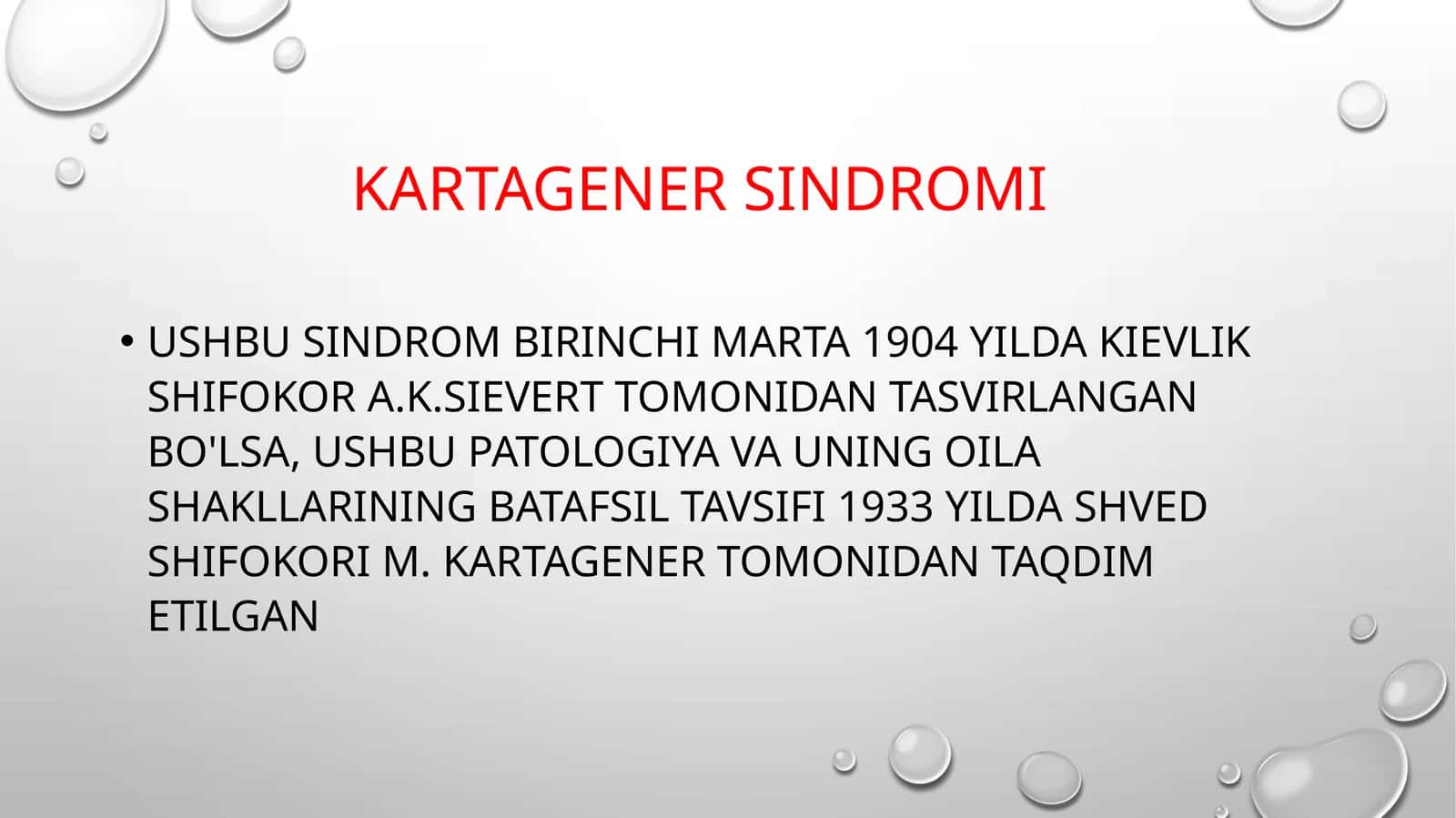 KARTAGENER SINDROMI