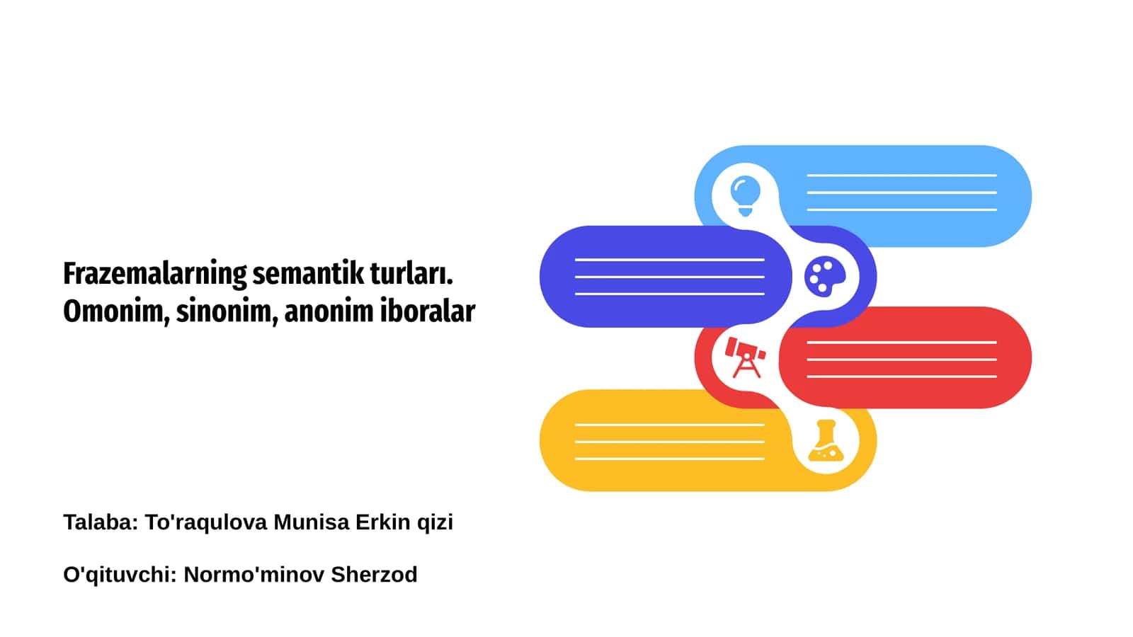 Frazemlarning Semantik Turlari Nima?
