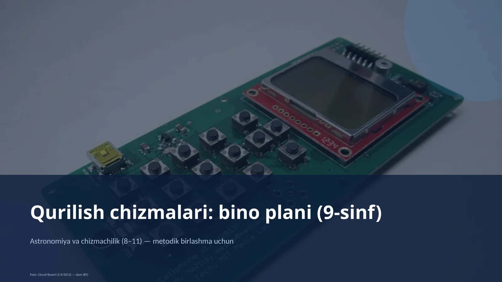 Bino plani (9-sinf)