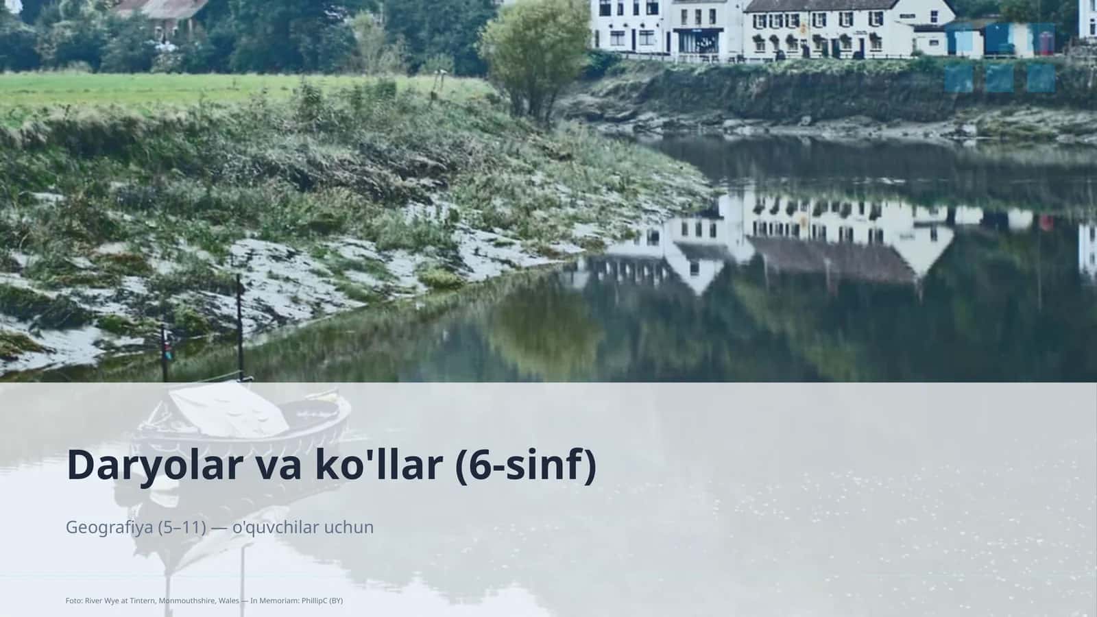 Daryolar va ko'llar (6-sinf)