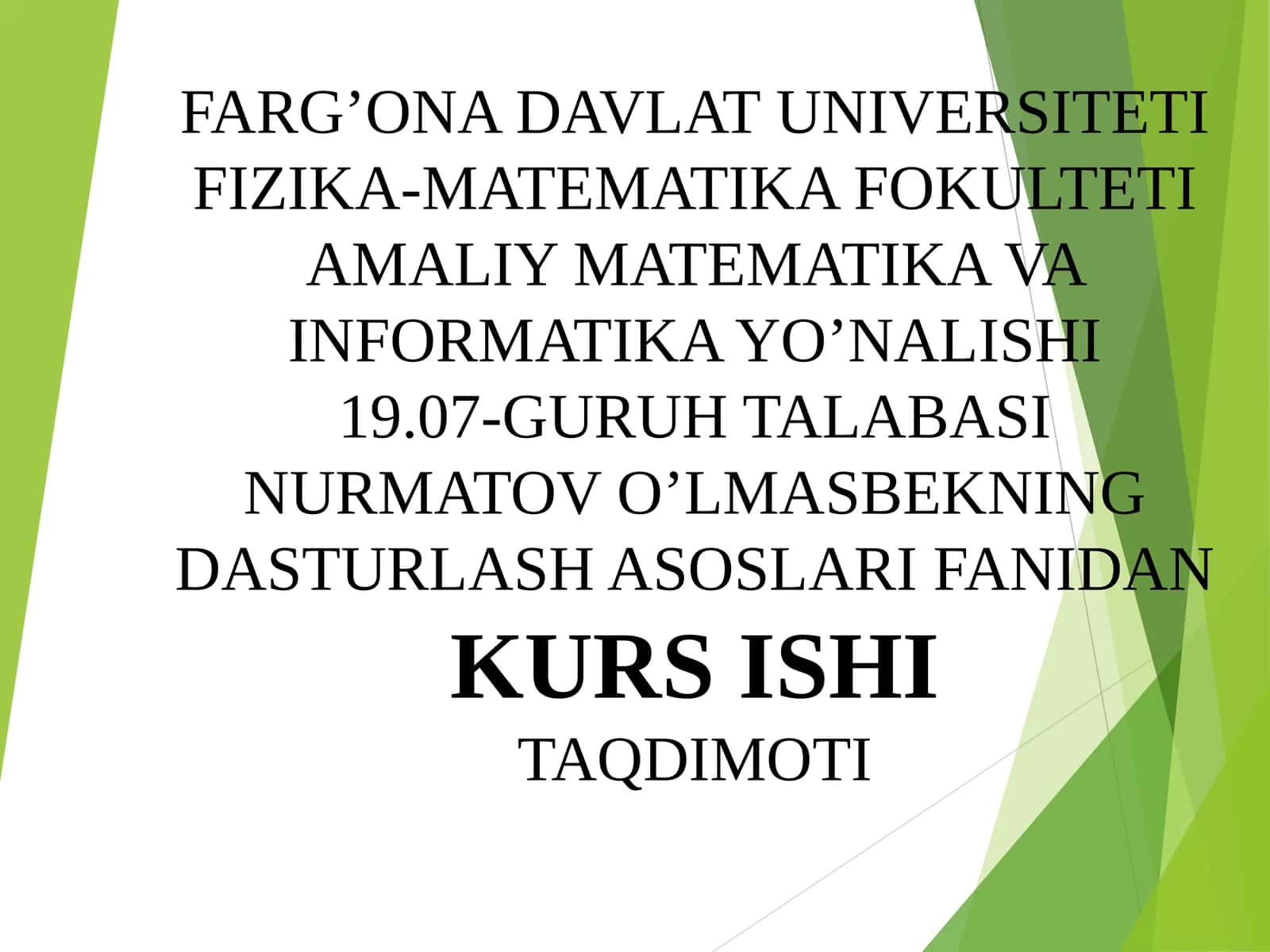 C# dasturlash tilida MonthCalendar komponentasi yordamida dasturlar yaratish