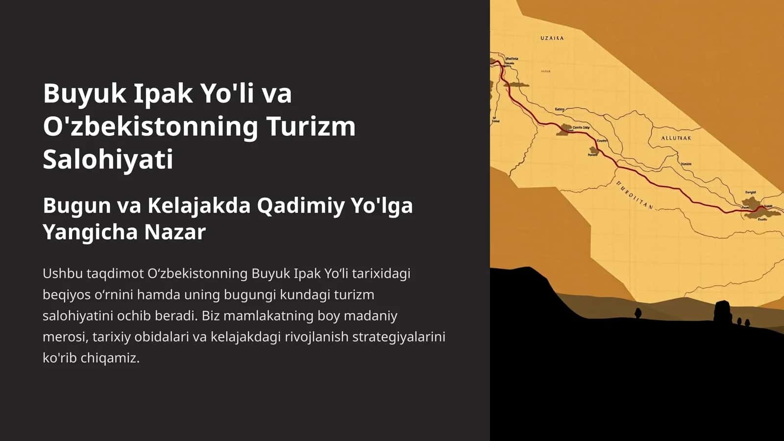 Buyuk Ipak Yo'li va O'zbekistonning Turizm Salohiyati