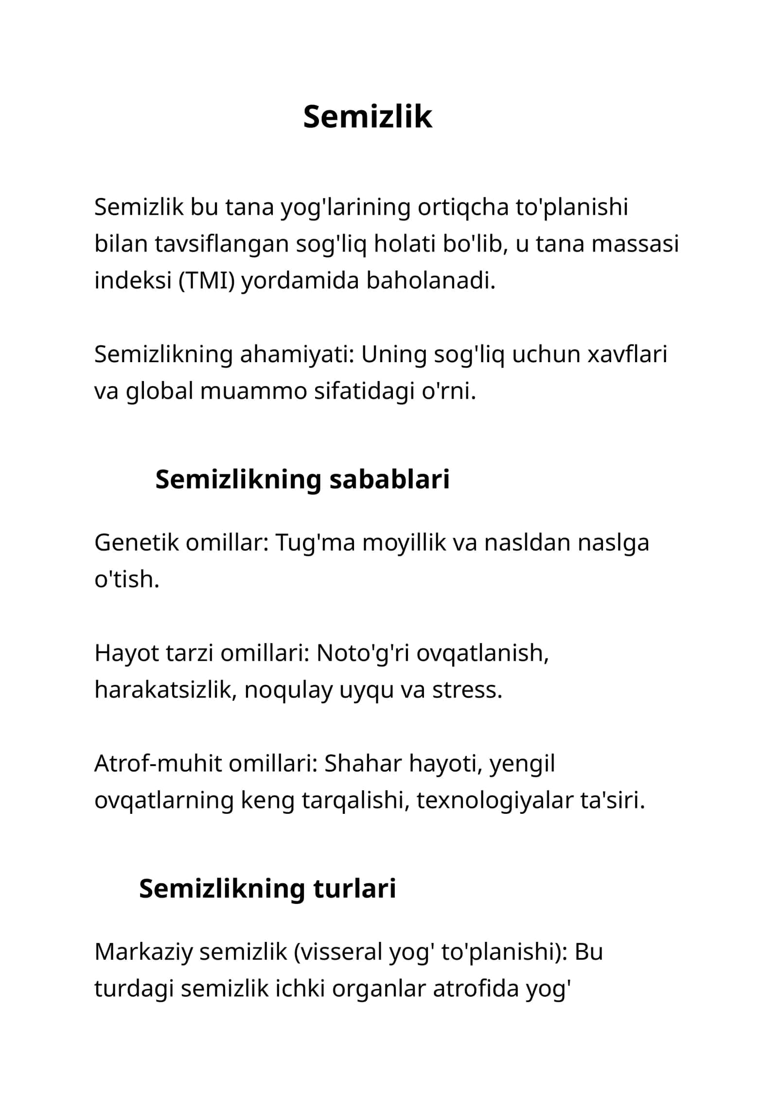 Semizlik