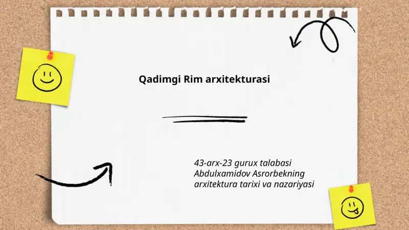 Qadimgi Rim arxitekturasi