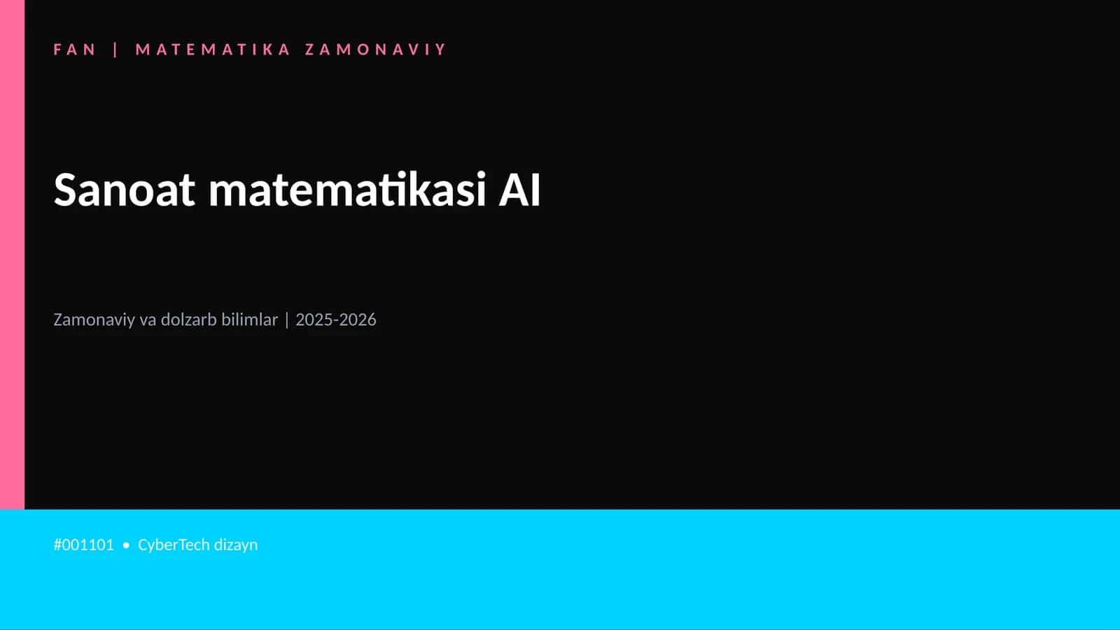 Sanoat matematikasi AI