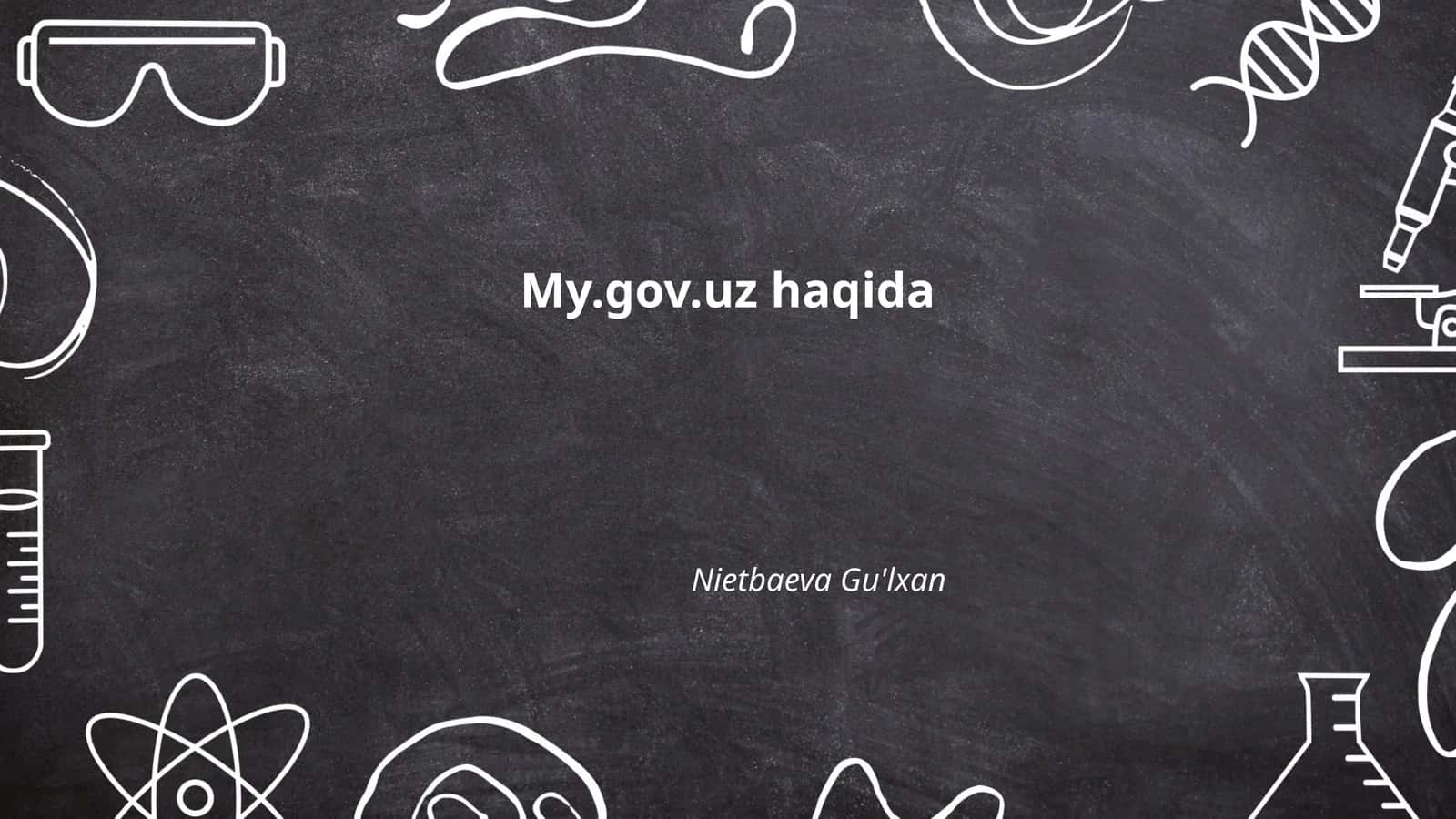 My.gov.uz platformasi haqida maʼlumot