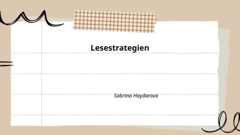 Lesestrategien