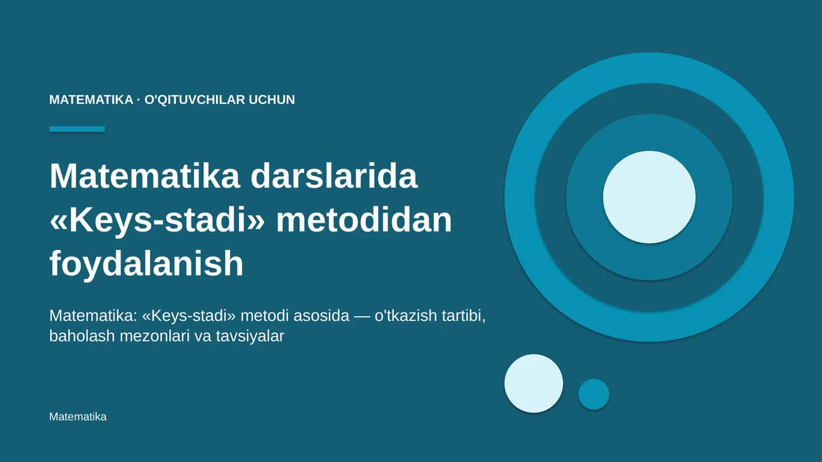 matematika darslarida keys stadi metodidan foydalanish 3376