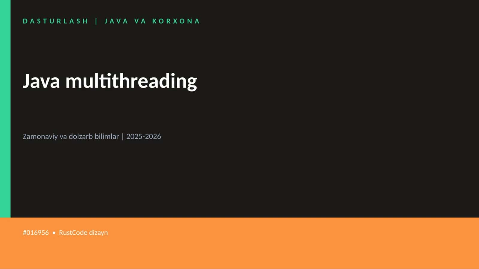 Java multithreading