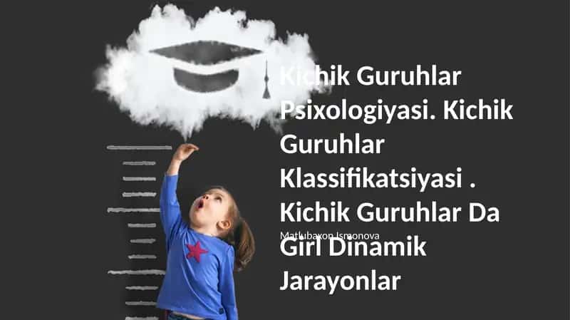 Kichik Guruhlar Psixologiyasi