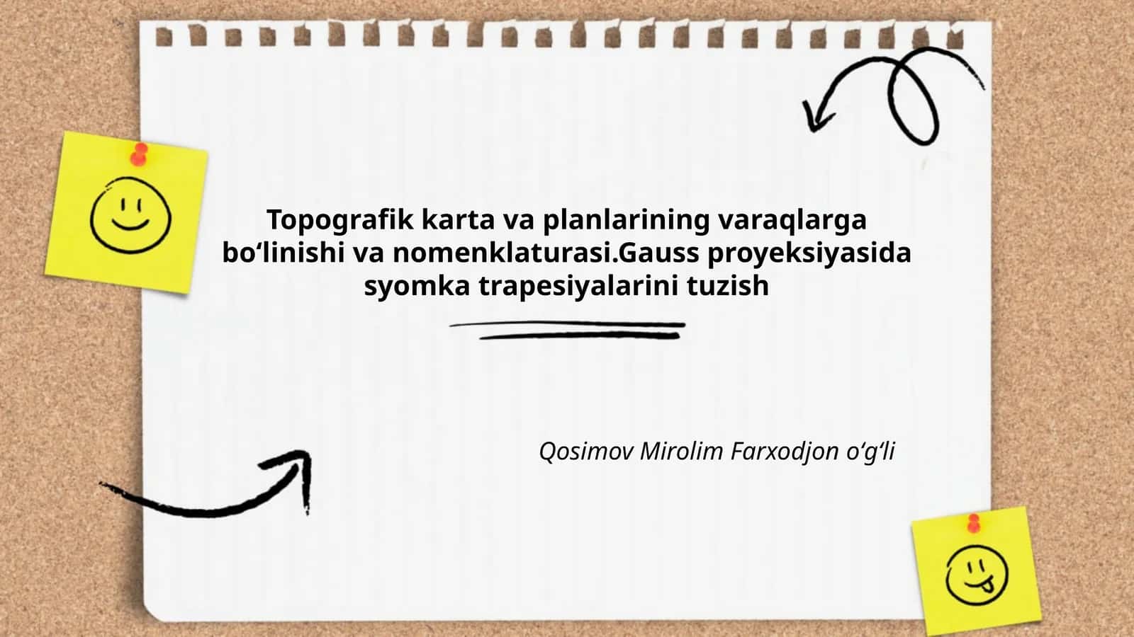 Topografik karta va planlarining varaqlarga boʻlinishi va nomenklaturasi