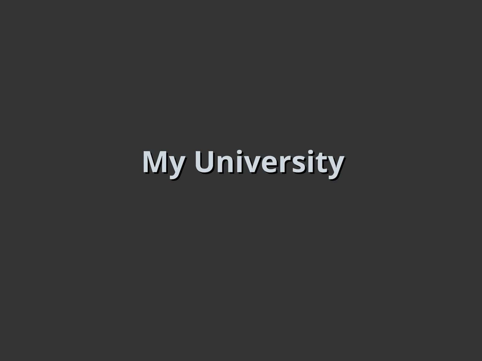 My University