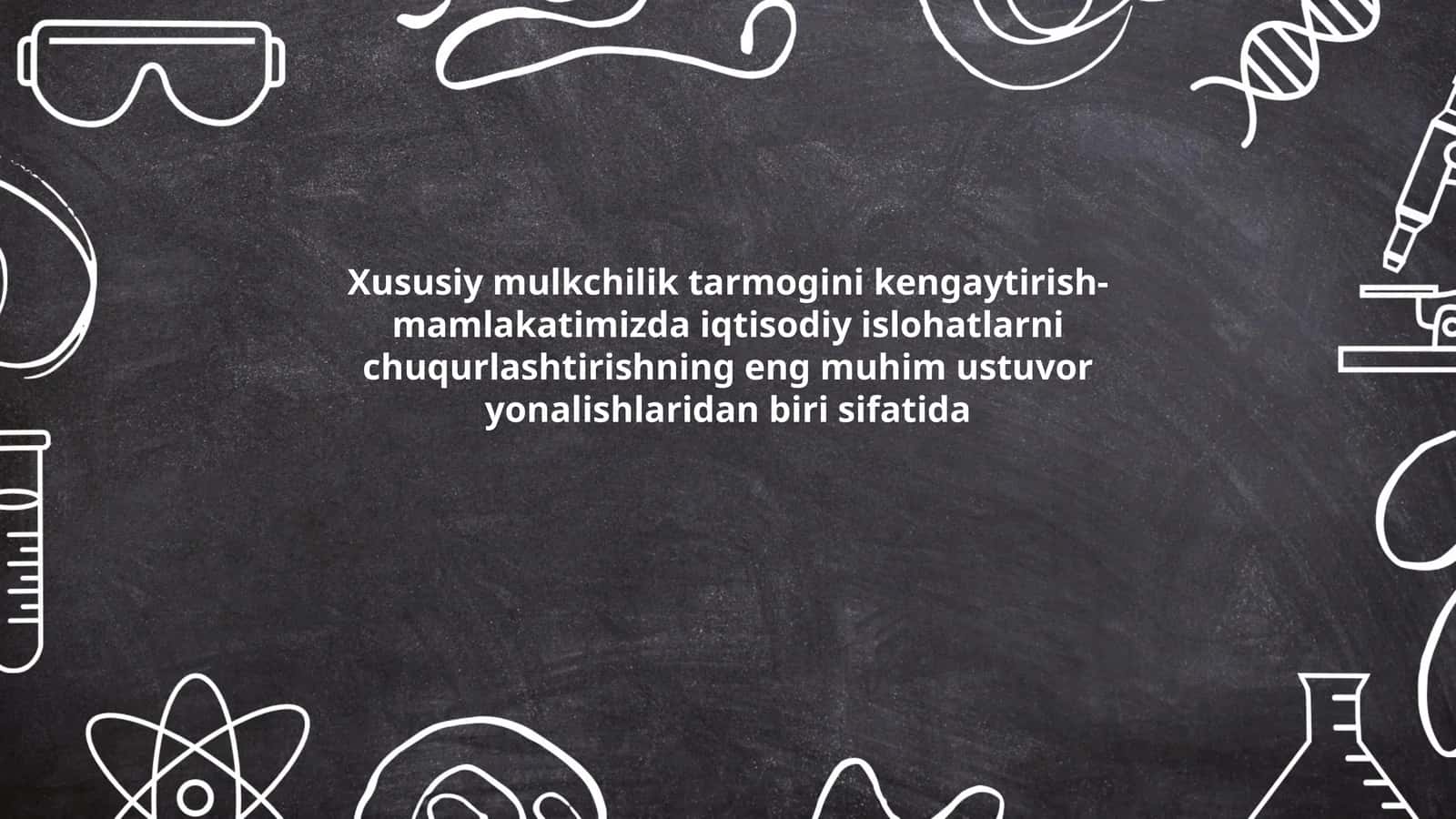 Xususiy mulkchilik tarmogi