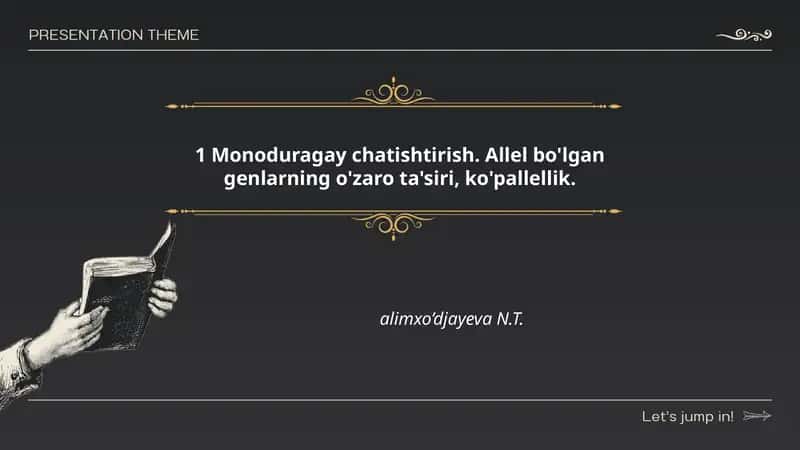 Monoduragay chatishtirish