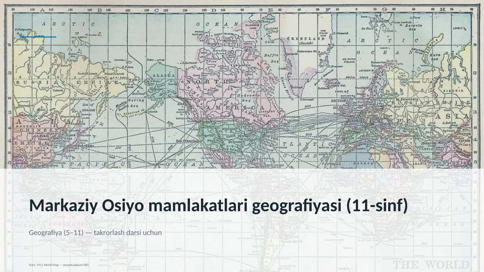 Markaziy Osiyo mamlakatlari geografiyasi (11-sinf)