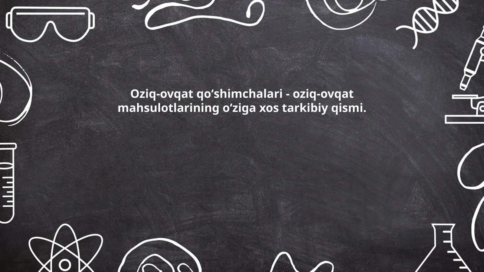 Oziq-ovqat qoʻshimchalari