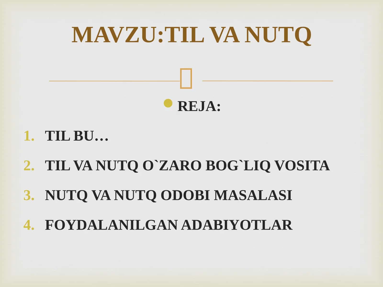 TIL VA NUTQ