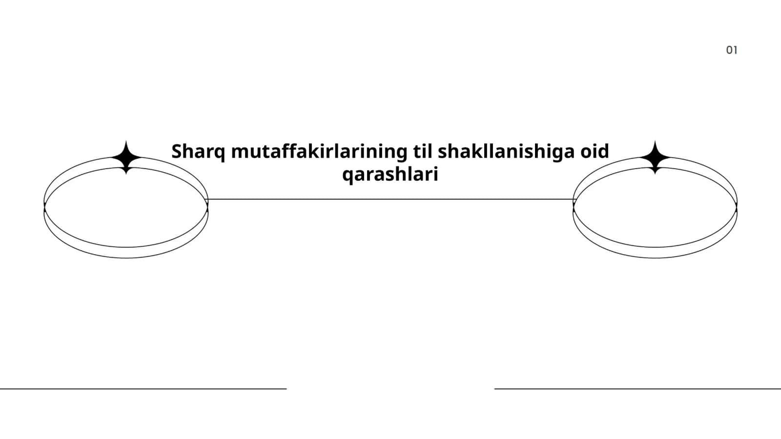 Sharq mutaffakirlarining til shakllanishiga oid qarashlari
