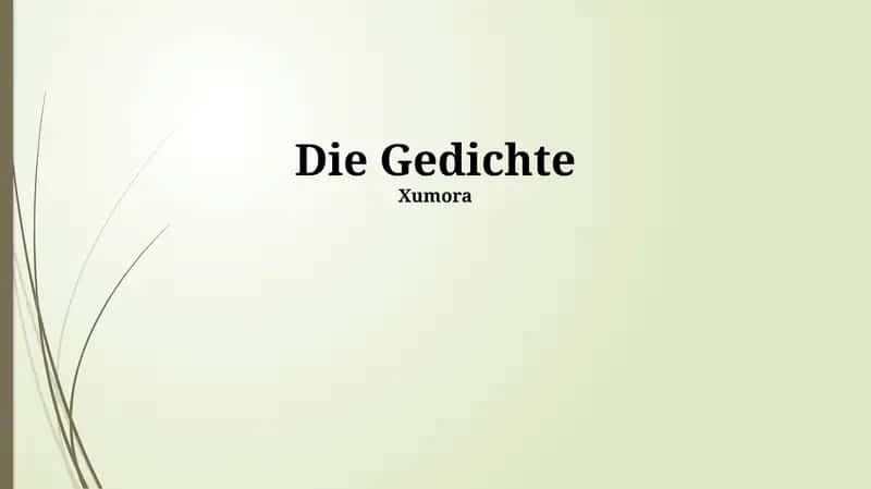 Die Gedichte