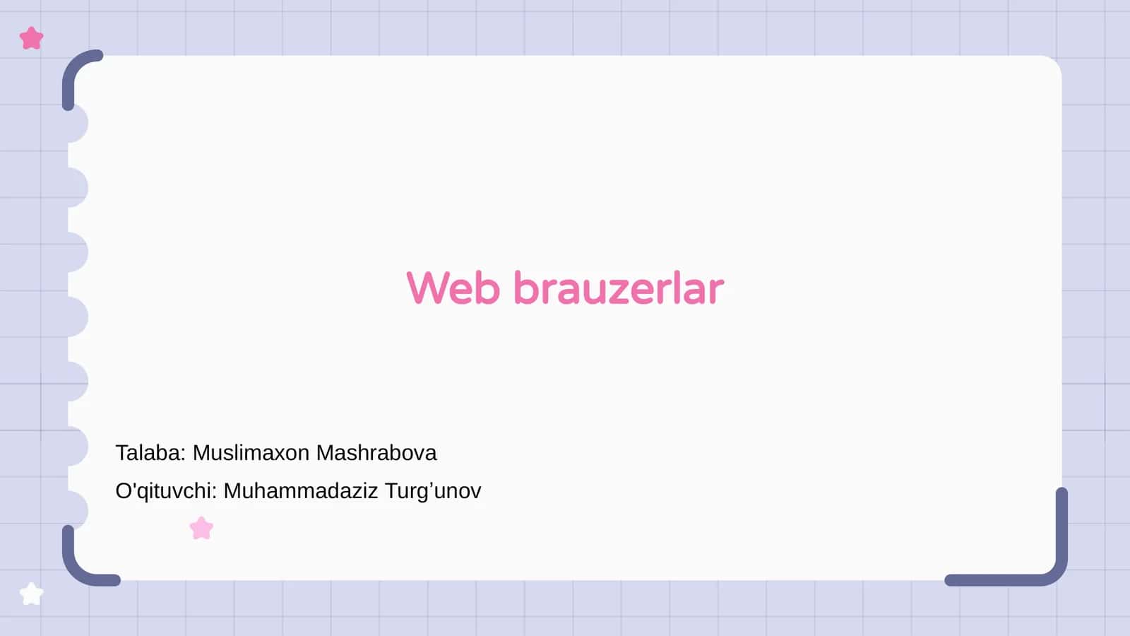 Web brauzerlar