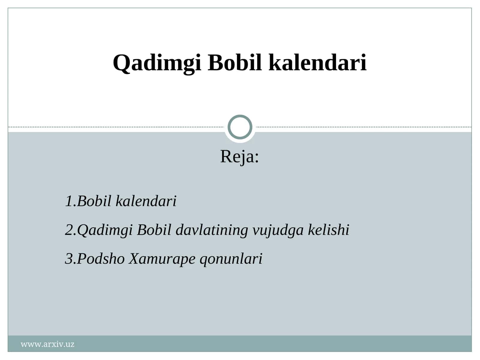 Bobil kalendari