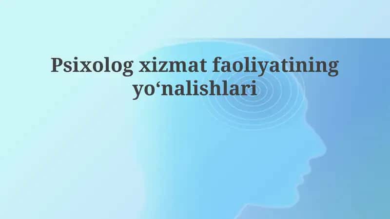 Klinik psixologiya va sog'liqni saqlash psixologiyasi