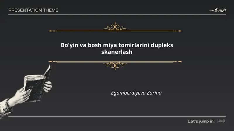 Bo'yin va bosh miya tomirlarini dupleks skanerlash