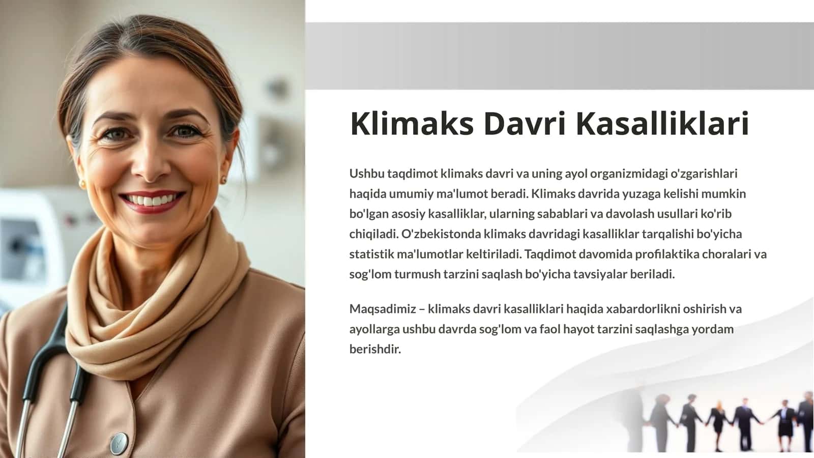 Klimaks Davri Kasalliklari