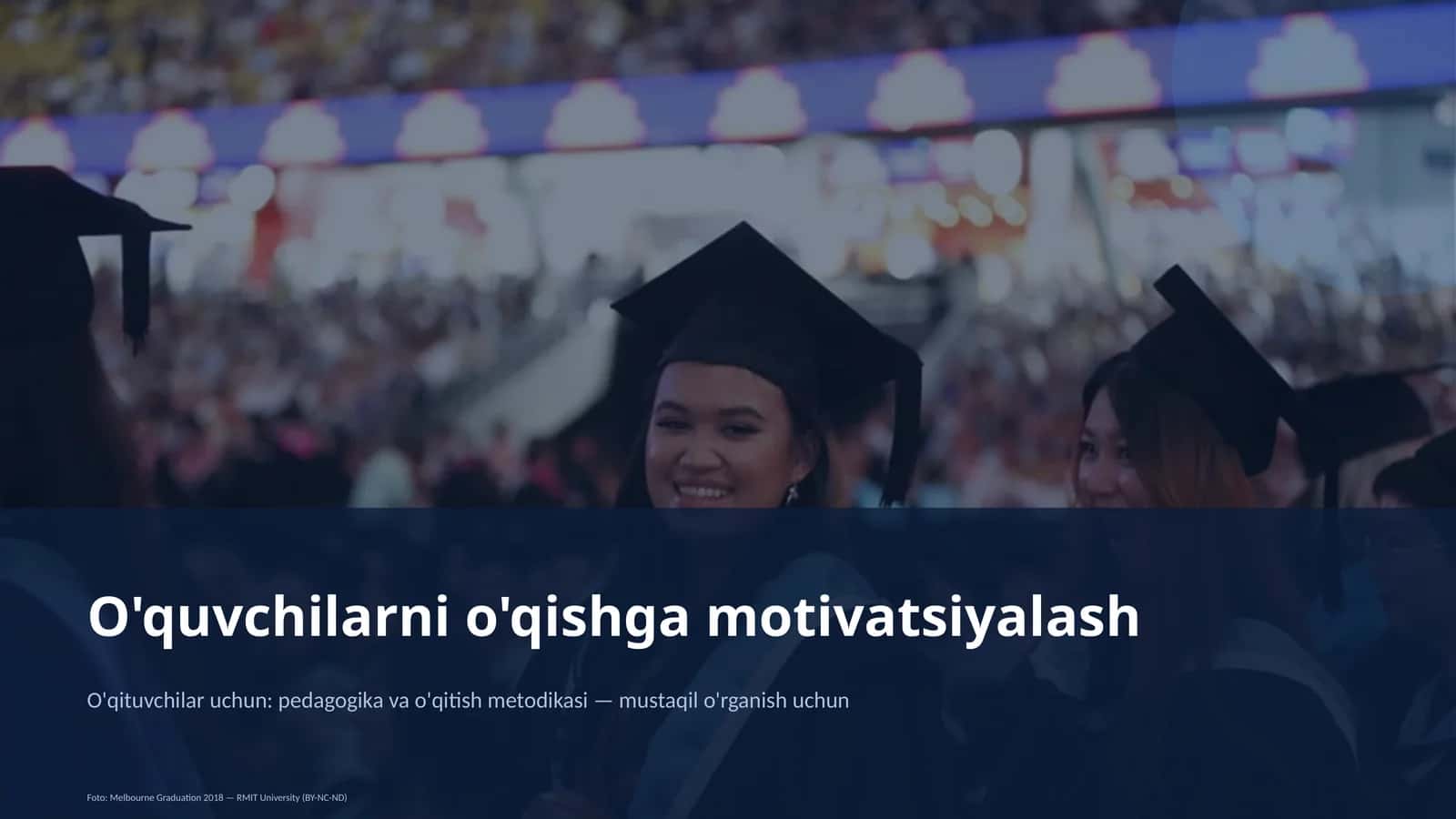 O'quvchilarni o'qishga motivatsiyalash