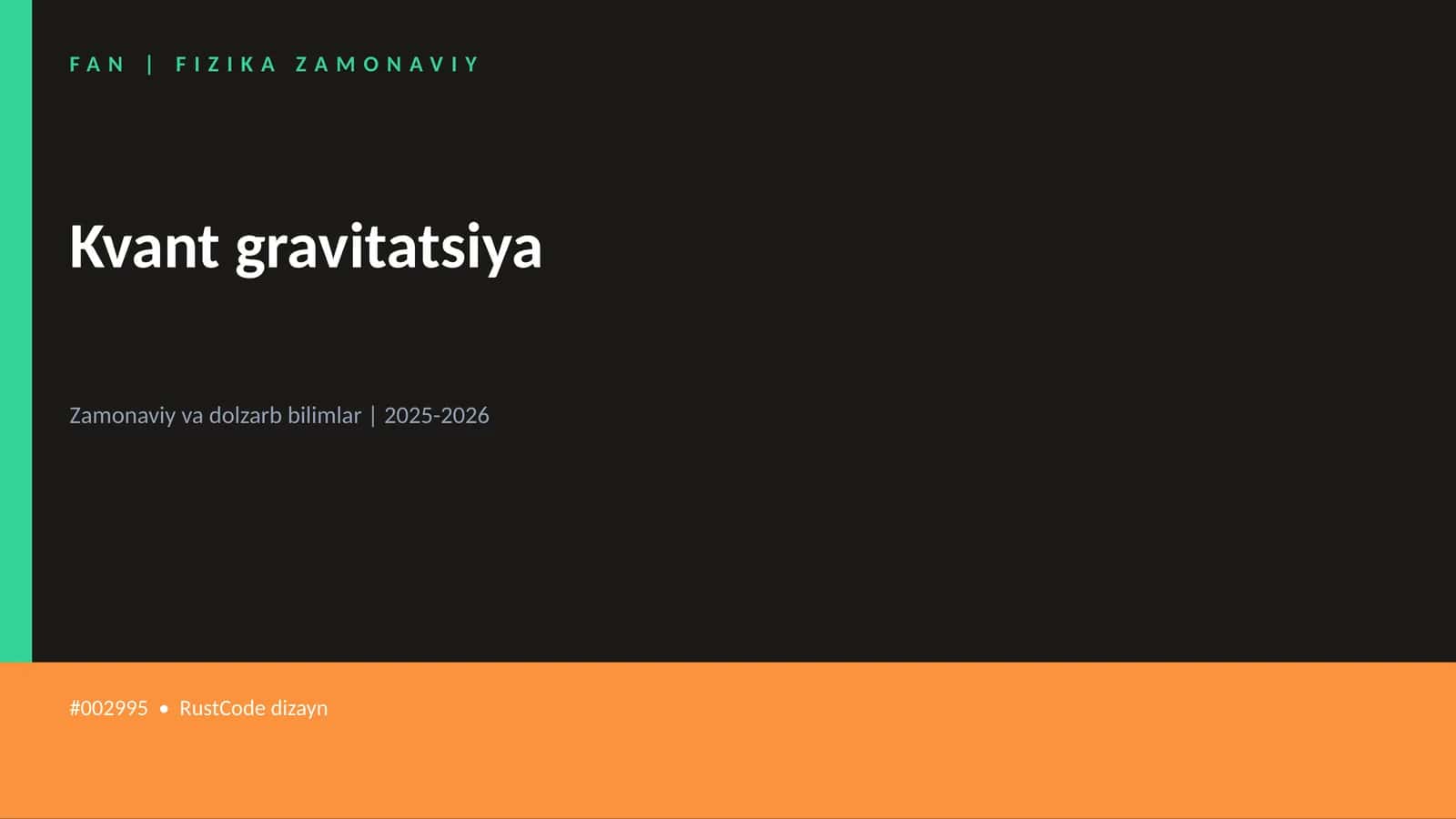 Kvant gravitatsiya