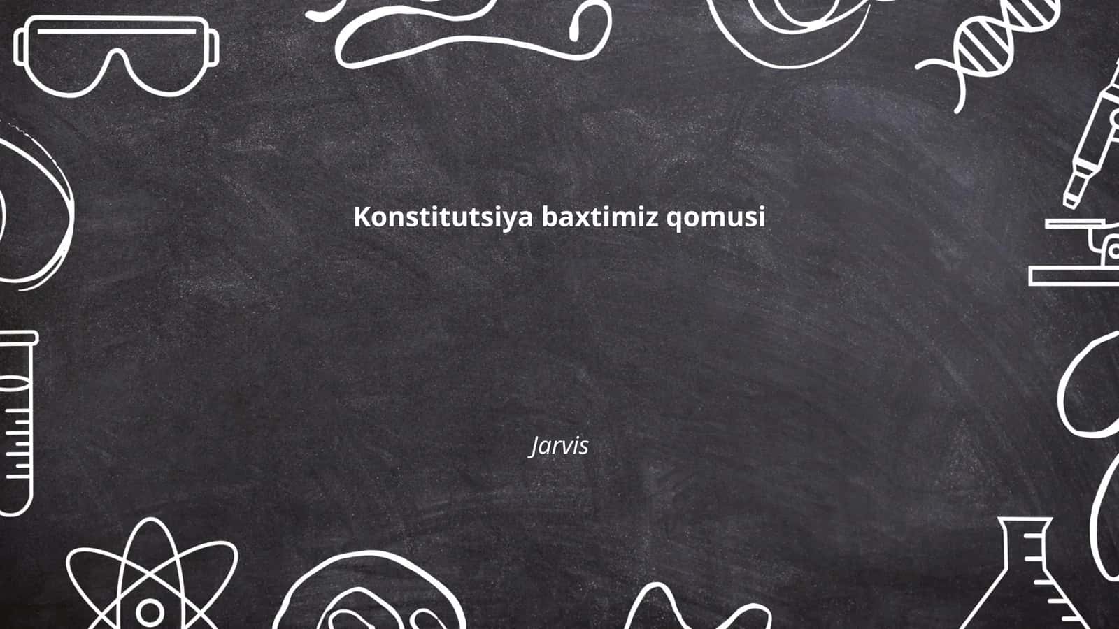 Konstitutsiya baxtimiz qomusi