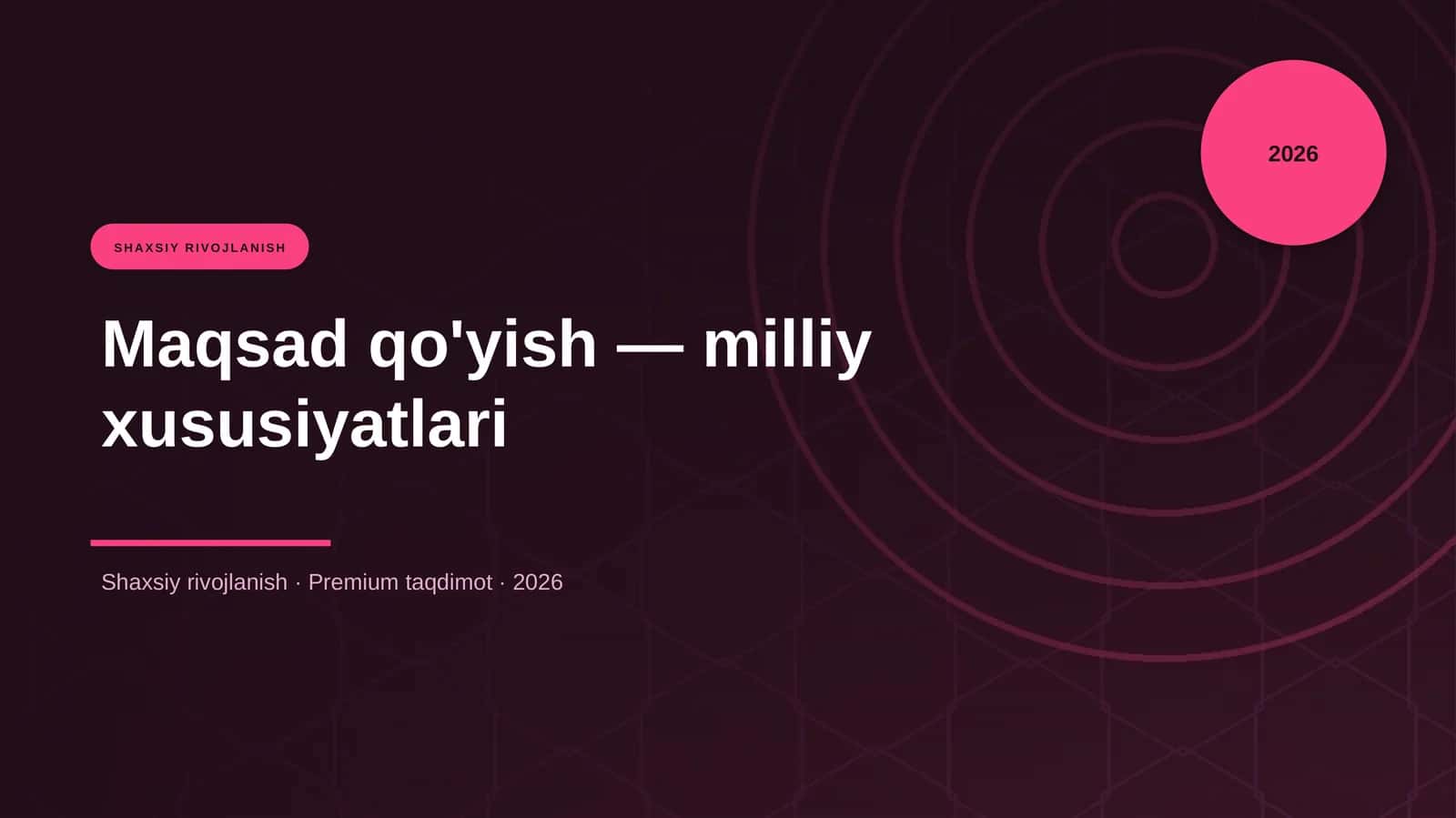 Maqsad qo'yish — milliy xususiyatlari