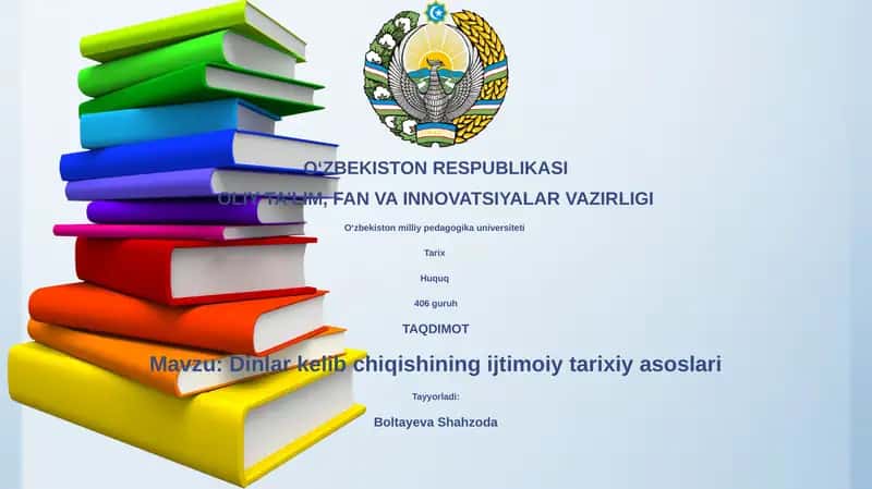 Dinlar kelib chiqishining ijtimoiy tarixiy asoslari