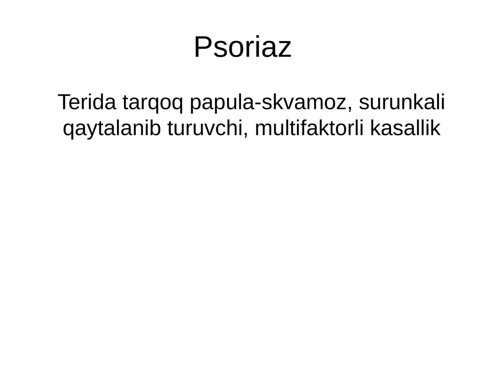 Psoriaz