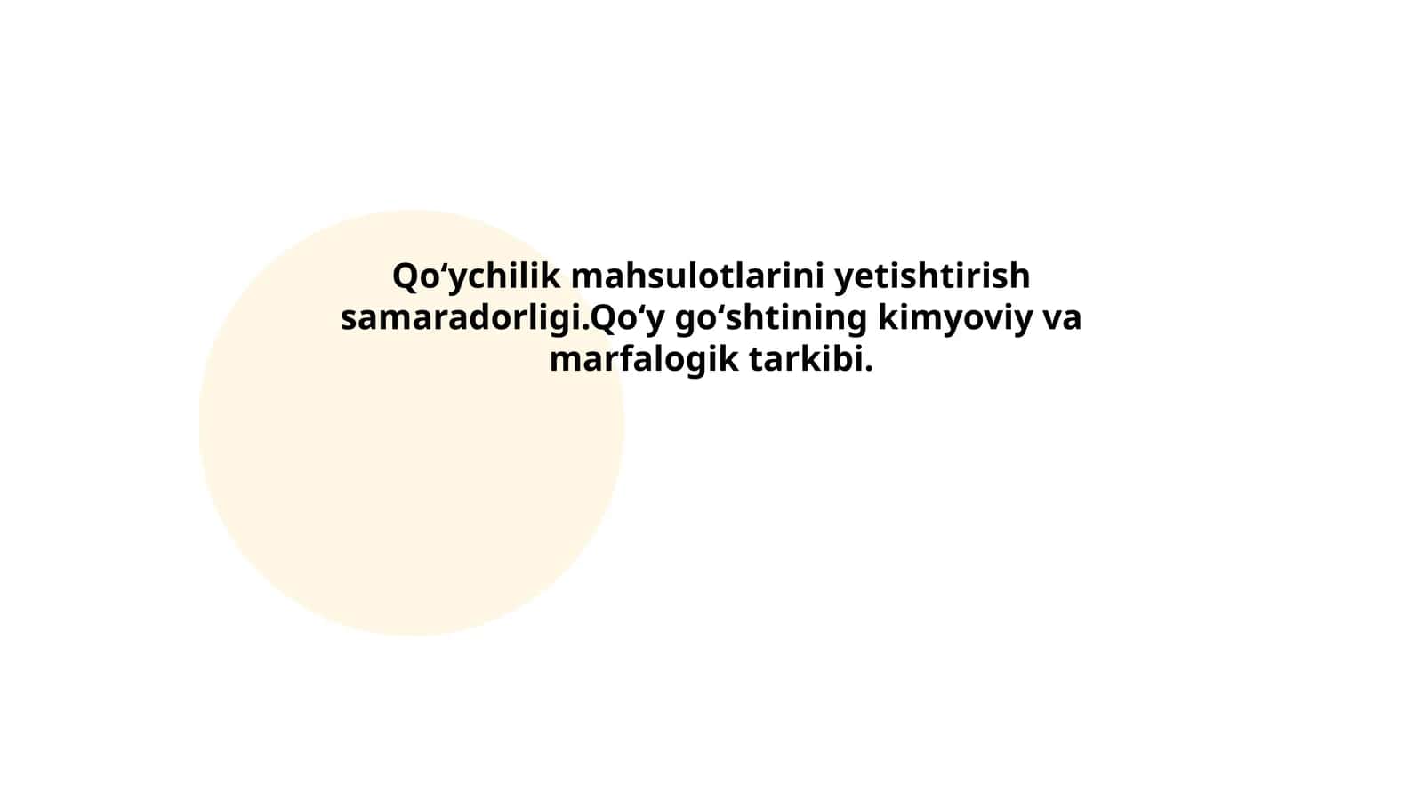 Qoʻy goʻshtining ozuqaviy qiymati