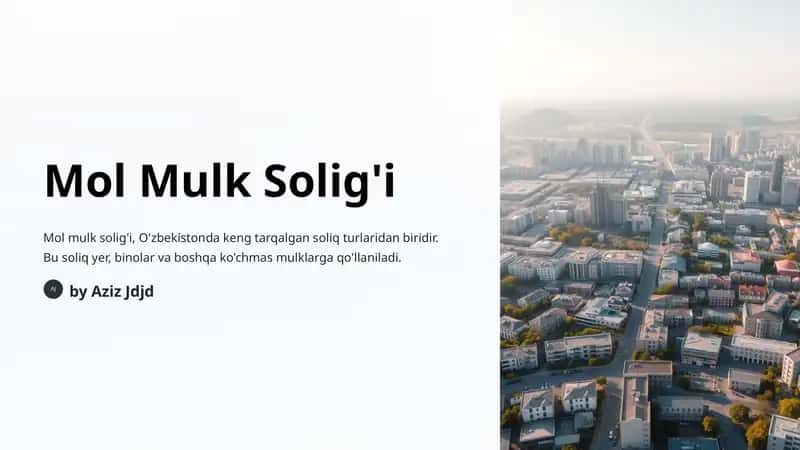 Mol Mulk Solig'i