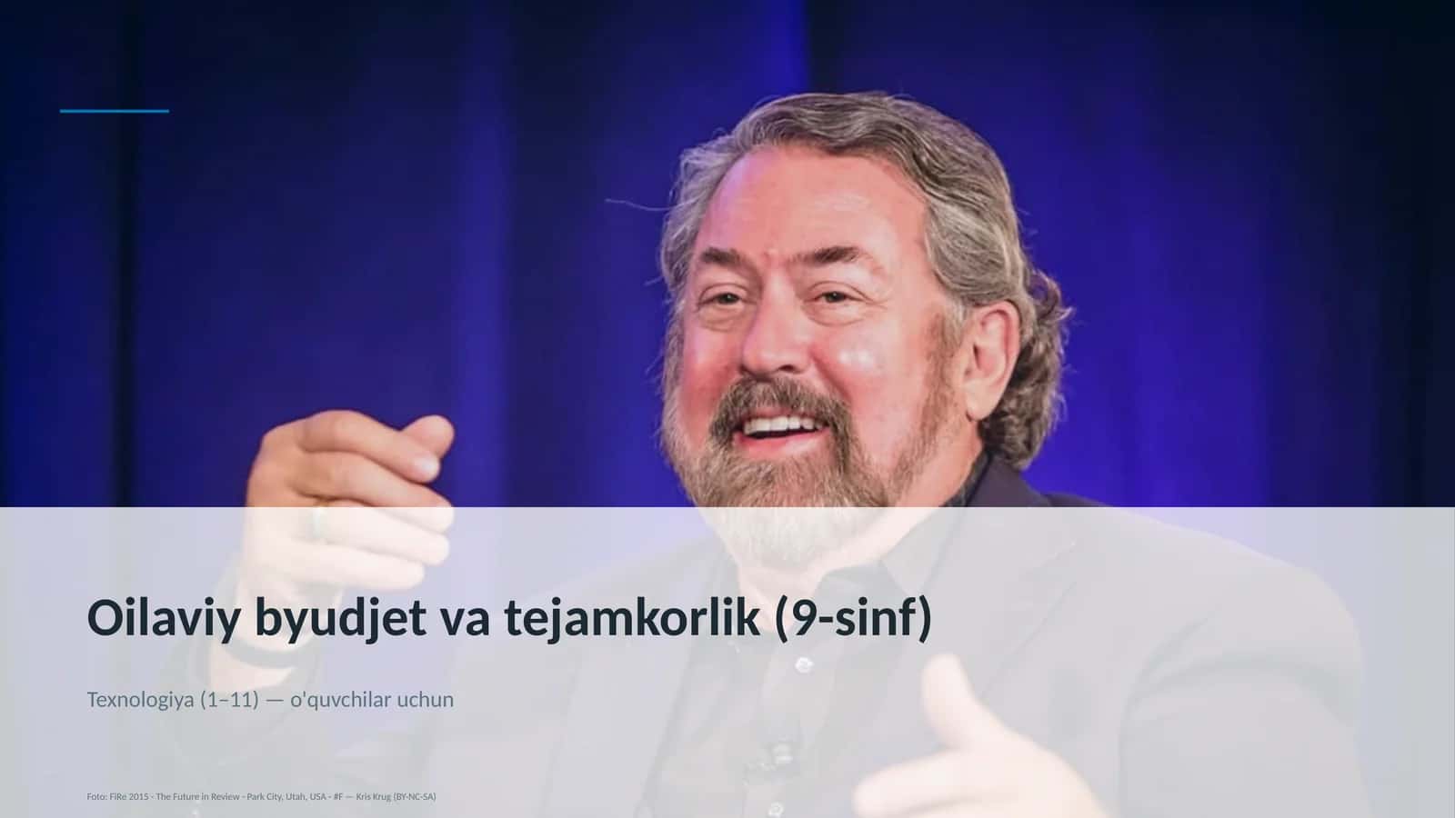 Oilaviy byudjet va tejamkorlik (9-sinf)