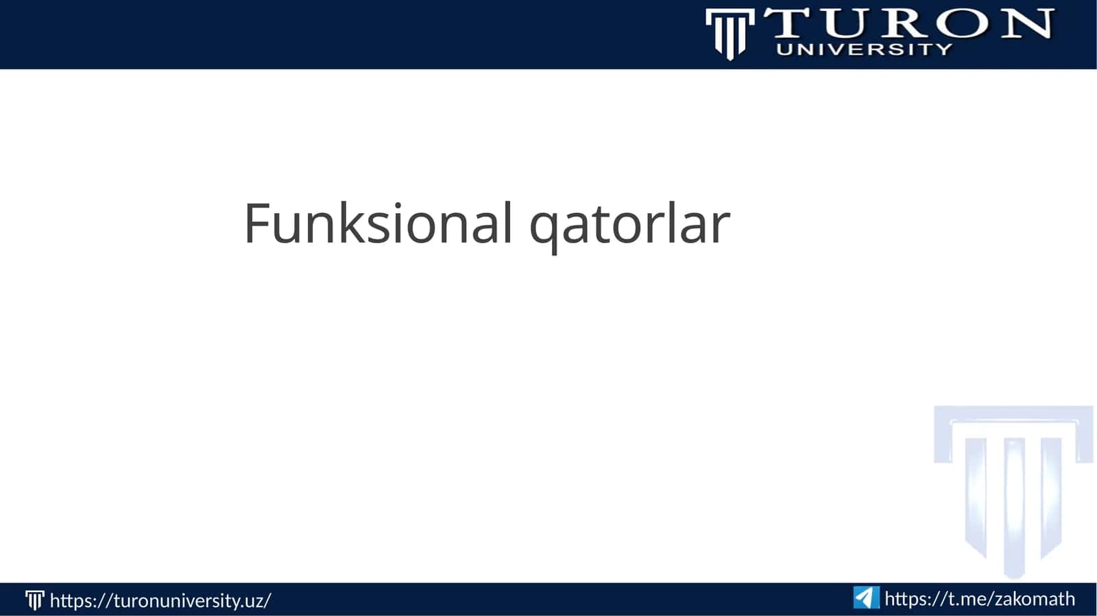 Funktsional qatorlar