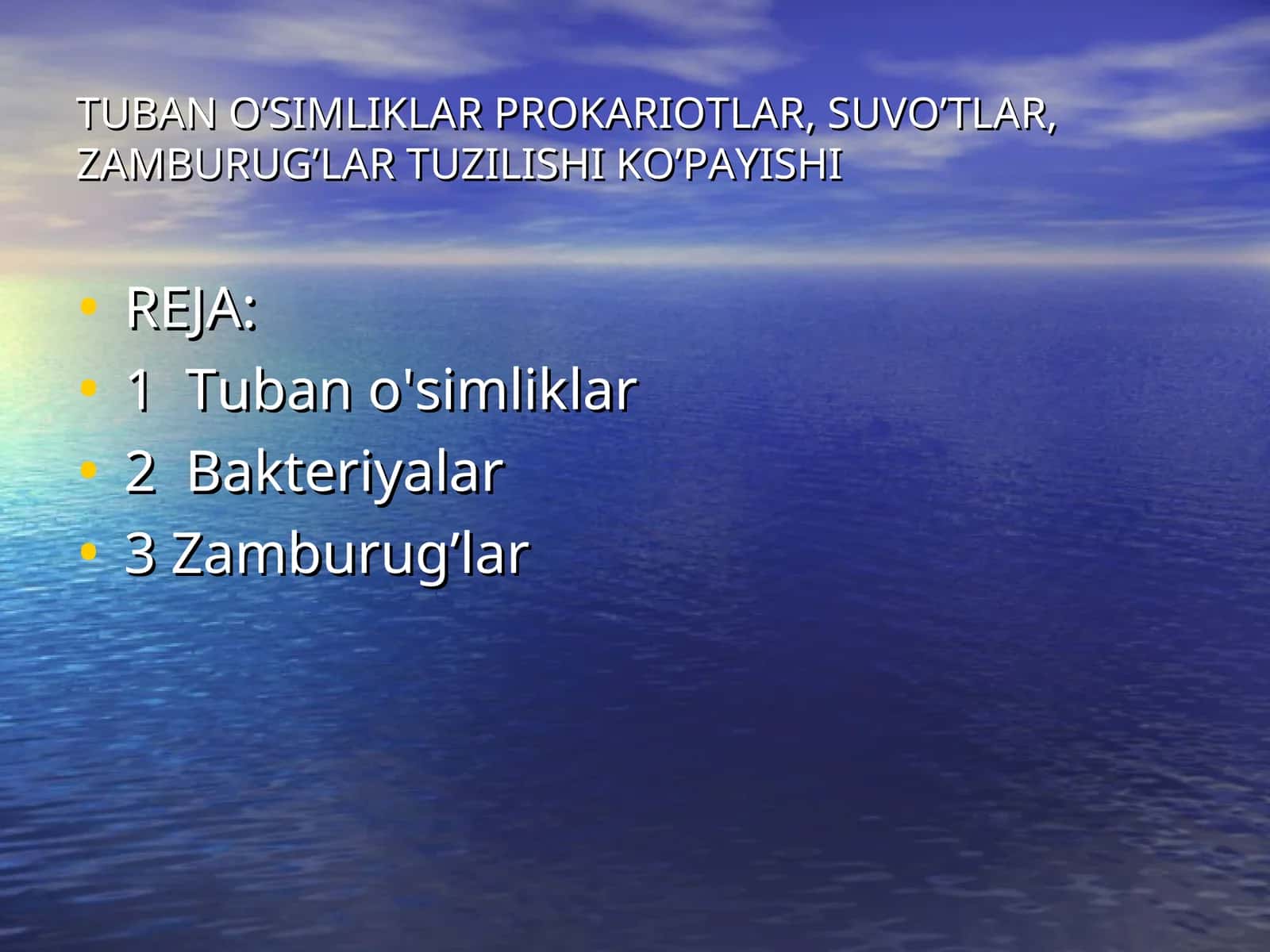 Tuban o'simliklar
