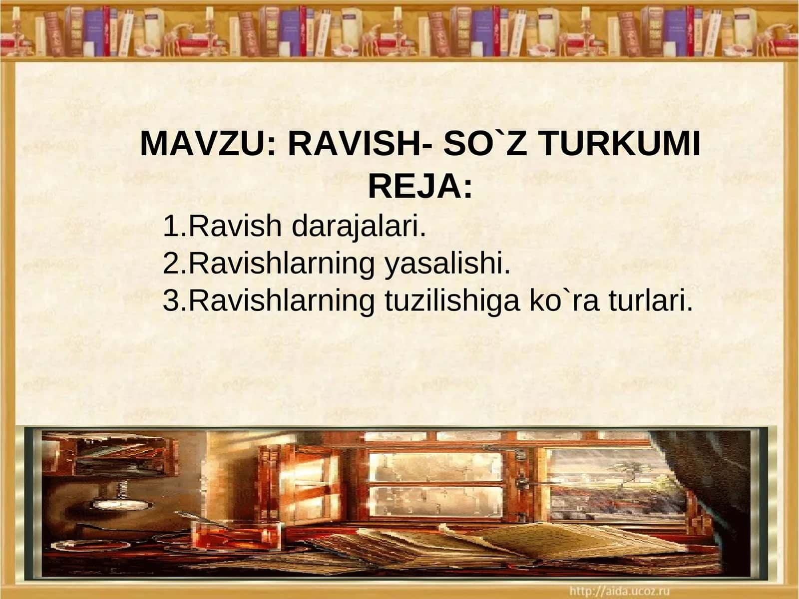 RAVISH- SO`Z TURKUMI